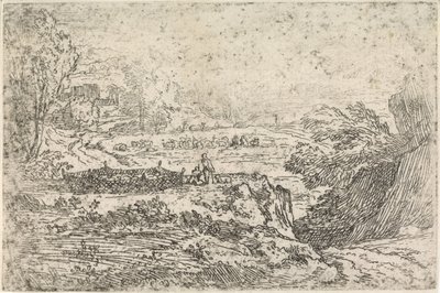 Krajobraz z owcami autorstwa Abraham Genoels