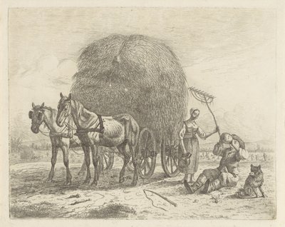 Rolnik pijący z kombajnem autorstwa Abraham Hendrik Winter