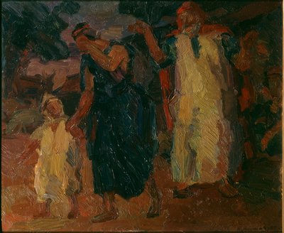 Odrzucenie Hagar autorstwa Abraham Hermanjat
