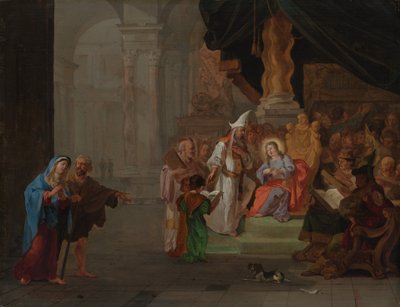 Chrystus wśród lekarzy, 1668. autorstwa Abraham Hondius