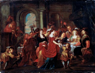 „Święto Heroda”, XVII wiek. autorstwa Abraham Jansz van Diepenbeeck