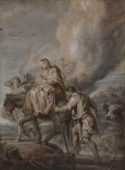 Ucieczka do Egiptu autorstwa Abraham Jansz. van Diepenbeeck
