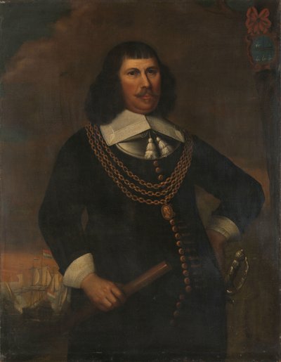 Pieter Florisz (ok. 1605-58), wiceadmirał Okręgu Północnego autorstwa Abraham Liedts (copy after)