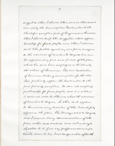 Autograf rękopisu ostatniego przemówienia Lincolna jako prezydenta, wygłoszony w Waszyngtonie, z okna Białego Domu wieczorem 11 kwietnia 1865 r. autorstwa Abraham Lincoln