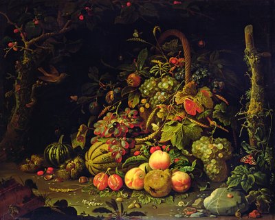 Koszyk na owoce autorstwa Abraham Mignon