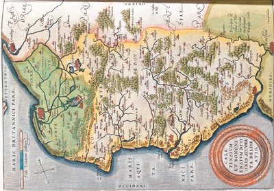 Nord-Pas de Calais , Francja autorstwa Abraham Ortelius