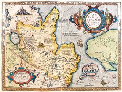 Północno-wschodnia Rosja autorstwa Abraham Ortelius