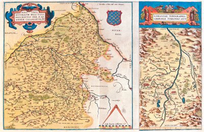 Region-a: Centrum, Burgundia, Owernia, Limousin Region-b: Owernia, Francja autorstwa Abraham Ortelius