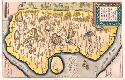 Szlezwik-Holsztyn, Niemcy autorstwa Abraham Ortelius