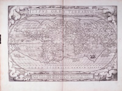 Typ portretu portretowego (grawerowanie autorstwa Abraham Ortelius