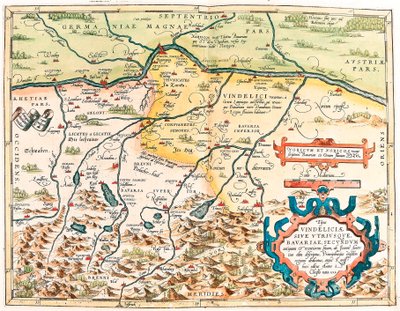 Typus Vindeliciae Ssive Both of Bavaria: Według starożytnego i współczesnego stanowiska opisanego przez Johna Aventine