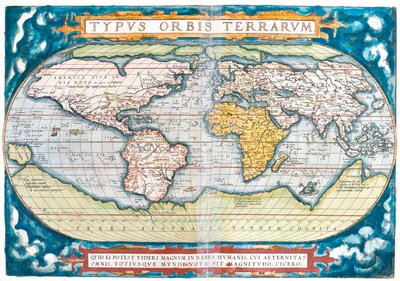 Świat autorstwa Abraham Ortelius