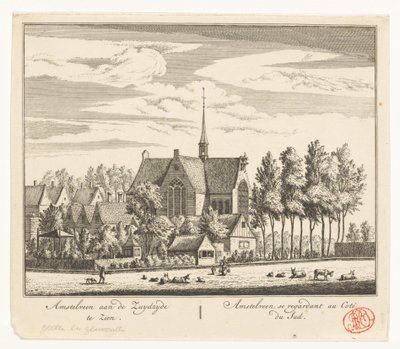 Widok na Amstelveen autorstwa Abraham Rademaker