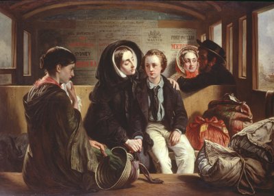 Druga klasa - Rozstanie, ok. 1855 autorstwa Abraham Solomon