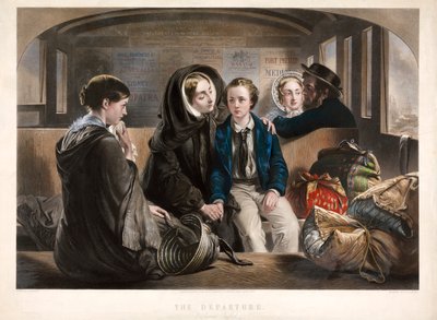 Wyjazd drugiej klasy, wyd. 1857. autorstwa Abraham Solomon