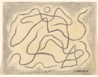 Linie rytmiczne (abstrakcja) autorstwa Abraham Walkowitz