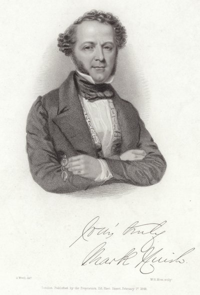 Mark Huish autorstwa Abraham Wivell
