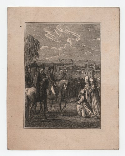 Napoleon w Egipcie, ok. 1795 r. (rycina) autorstwa Abraham Wolfgang Küffner
