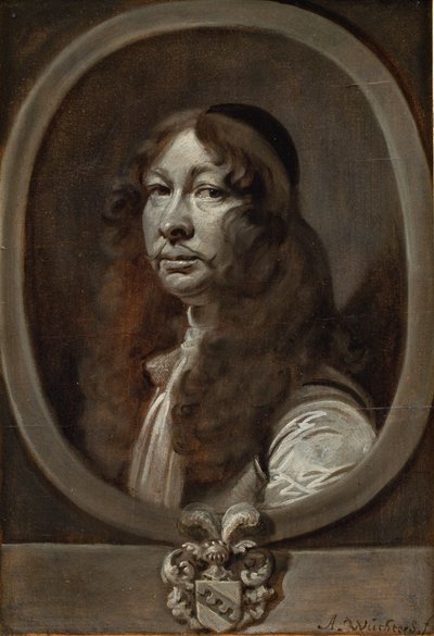 Heinrich von Delwig, szwedzki pułkownik autorstwa Abraham Wuchters