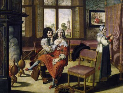 Pięć zmysłów - dotyk autorstwa Abraham Bosse