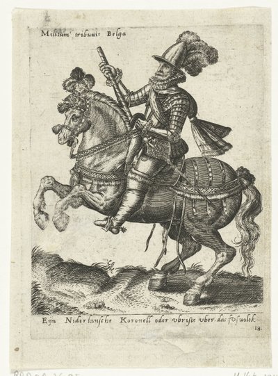 Dowódca holenderskiego jeźdźca autorstwa Abraham de Bruyn (attributed to)