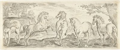 Konie Zwierzęta (tytuł serii) autorstwa Abraham de Bruyn (possibly)