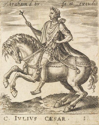 C. Juliusz Cezar z Dwunastu Cezarów na Konnym, c1565-1587. autorstwa Abraham de Bruyn