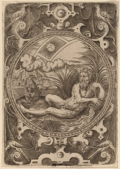 Cebren (bóg rzeki) autorstwa Abraham de Bruyn