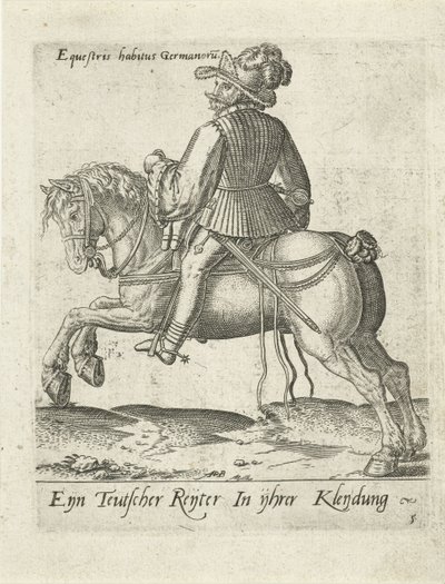 niemiecki jeździec autorstwa Abraham de Bruyn