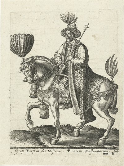 Wielki Książę Moskwy, 1577 autorstwa Abraham de Bruyn