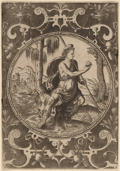 Paryż z jabłkiem autorstwa Abraham de Bruyn