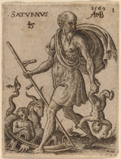 Saturn autorstwa Abraham de Bruyn
