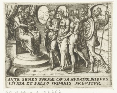 Zuzanna przed sędziami Historia Zuzanny (tytuł serii) autorstwa Abraham de Bruyn