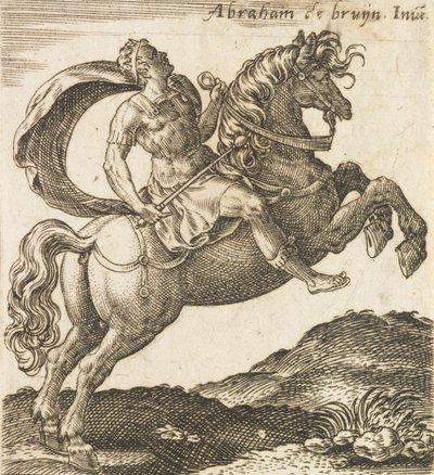 Tytusa Wespazjana z Dwunastu Cezarów na koniu, ok. godz. 1565-1587, ca. 1565-1587. autorstwa Abraham de Bruyn