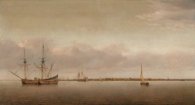 Widok Hoorn, ok. godz. 1650. autorstwa Abraham de Verwer