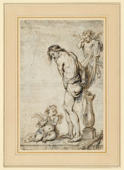Chrystus przy kolumnie biczowania autorstwa Abraham van Diepenbeeck