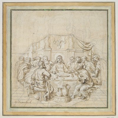 Ostatnia Wieczerza autorstwa Abraham van Diepenbeeck