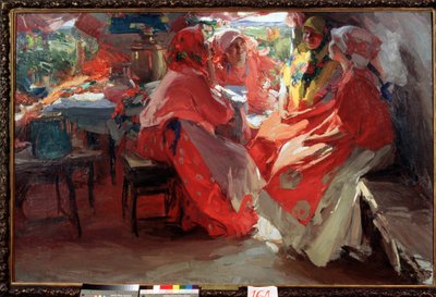 Odwiedzający autorstwa Abram Efimovich Arkhipov