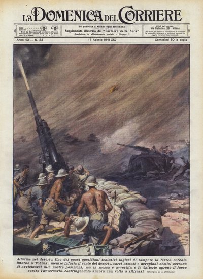 Alarm na pustyni autorstwa Achille Beltrame