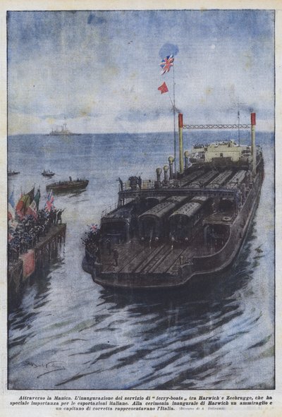 Przez kanał autorstwa Achille Beltrame
