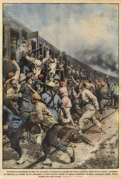 Zbójeckie przygody w Chinach autorstwa Achille Beltrame