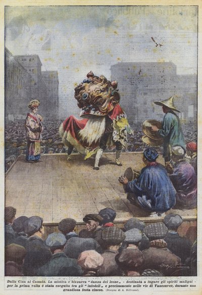 Z Chin do Kanady autorstwa Achille Beltrame