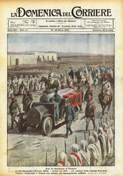 Po odbiciu Tarhuna autorstwa Achille Beltrame