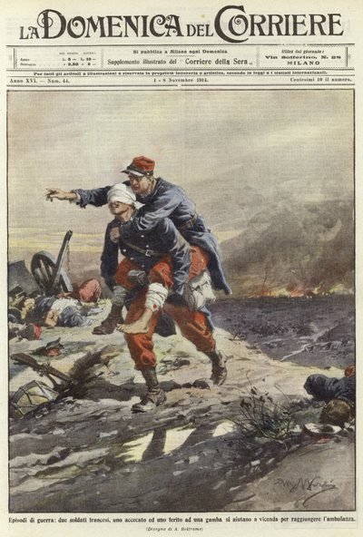 Epizody wojny autorstwa Achille Beltrame