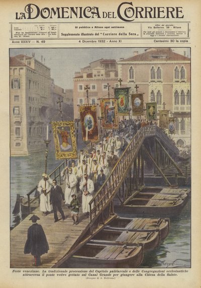 Weneckie festiwale autorstwa Achille Beltrame