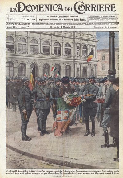 Wspólnota włosko-belgijska w Brukseli autorstwa Achille Beltrame