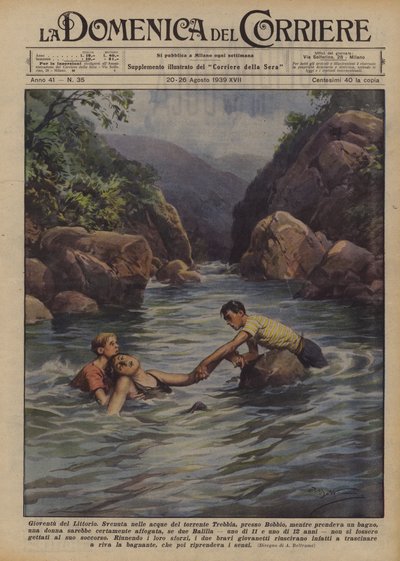 Młodość Littorio autorstwa Achille Beltrame