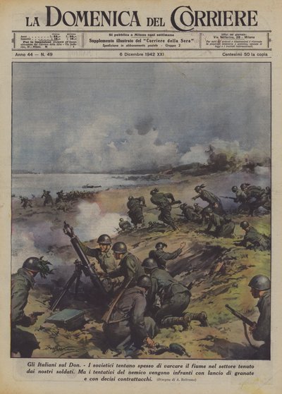 Włosi nad Donem autorstwa Achille Beltrame