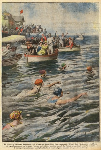 Brytyjczycy dobrze się bawią autorstwa Achille Beltrame