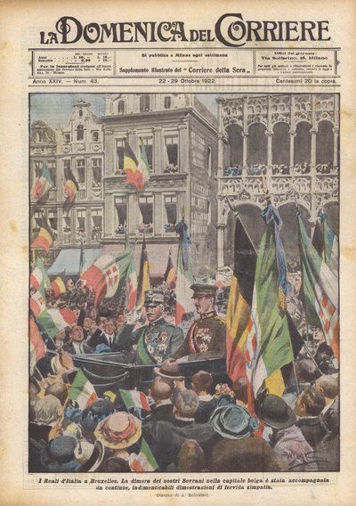 Royals of Italy w Brukseli autorstwa Achille Beltrame